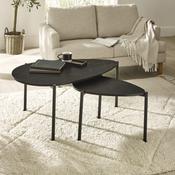 Lorette 63.5cm Black Ash Coffee Table - Living Room Table image
