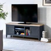 Bordeaux 150cm Dark Grey &amp; Oak TV Unit - Fits up to 65 inch TV image