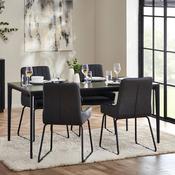 Miami 120cm Slate Grey Dining Table - Kitchen Dining Table image