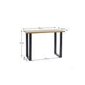 Brooklyn Dark Oak Bar Table and 2 Brooklyn Brown Bar Stools
