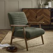 Ivy Olive Chenille Accent Chair - 66cm Living Room Chair image