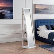 Fresco 155cm Storage Mirror - White Frame image