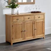 Mallory 128cm Oak Sideboard - Dining Room Storage image