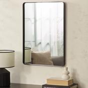 Jaya 50cm Rectangular Wall Mirror - Black Frame image