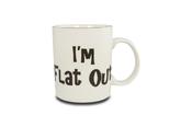 I'm Flat Out Mug image