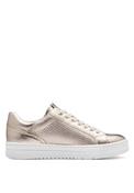 Palm Beach Flat Zip Trainer - Silver
