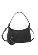 Glitter Crossbody Bag - Black Glitter