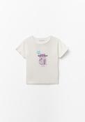 Kitty Patch T-Shirt - White image