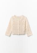 Crochet Cardigan - Beige