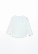 Solid Colour Long Sleeve T-Shirt - White