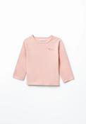 Solid Colour Long Sleeve T-Shirt - Pink