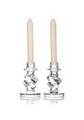 Erin Candlestick Pair - Clear