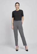 25 Inch Full Back Elastic Trousers - Grey