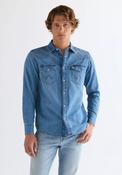 Denim Shirt - Mid Light Wash