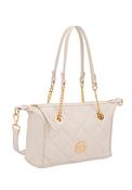 Diamond Medium Bowling Bag - Off White
