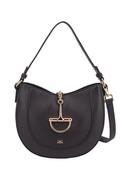 Aura Curved Hobo Bag - Brown