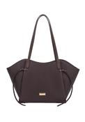 Peony East West Winged Shopper Bag - Brown