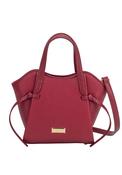 Peony East West Winged Crossbody Bag - Red
