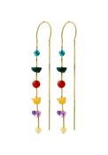 Here Gold Plated Earrings - Gold/multi