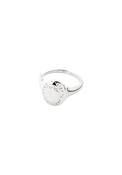 Here Silver Plated Ring - Silver