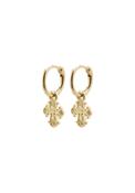 Dagmar Gold Plated Huggie Hoop Earrings - Gold