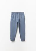 Terry Elastic Waistband Joggers - Blue image