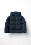 Solid-colour puffer jacket - Blue