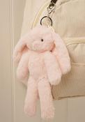 Katie The Plush Light Pink Bunny Keyring - Pink