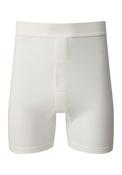 Mens Thermal Trunks - Cream / White