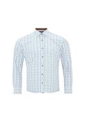 Long Sleeve Check Shirt - Brown
