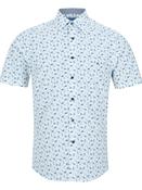 Short Sleeve Giovanni Shirt With Elastane - Blue image