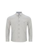Long Sleeve Check Shirt - Brown
