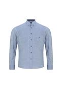Plain Shirt Long Sleeves - Blue