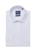 Paris Long Sleeve Plain Shirt - White image