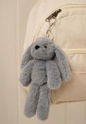 Sonny The Plush Blue Bunny Keyring - Blue
