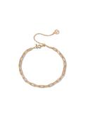 Polished &amp; Pavé Link Chain - Gold