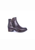 Cierra Croc Trim Ankle Boot - Mahogony
