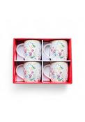 Bird And Blossom Set Of 4 Mugs - Bird And Blossom