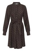Polka Dot Shirt Dress - Hot Fudge Dotty