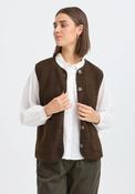 Teddy Waistcoat - Hot Fudge