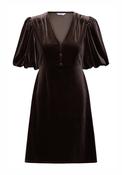 Perlina Balloon Sleeve Dress - Java