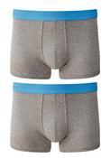 Mens Fitted Boxer Briefs 2 Pack - Grey