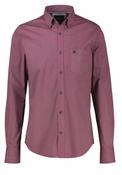 Geometric Print Shirt - Muted Red