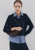 Combined Shirt Sweater - Blue