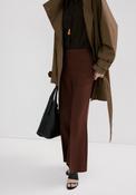 High Waisted Lyocell Pants - Orange image