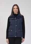 Funnel Neck Gilet - Navy