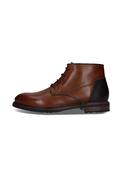 Lace Up Ankle Boots - Cognac