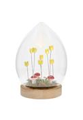 Flower Dell Led Egg Large Yellow