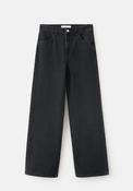 Danila High-Waisted Wide Leg Jeans - Denim Grey