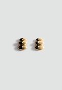 Long Oval Earrings - Gold